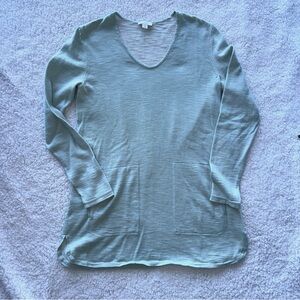 Pure Jill Women's Mint tone V-Neck Tunic XS